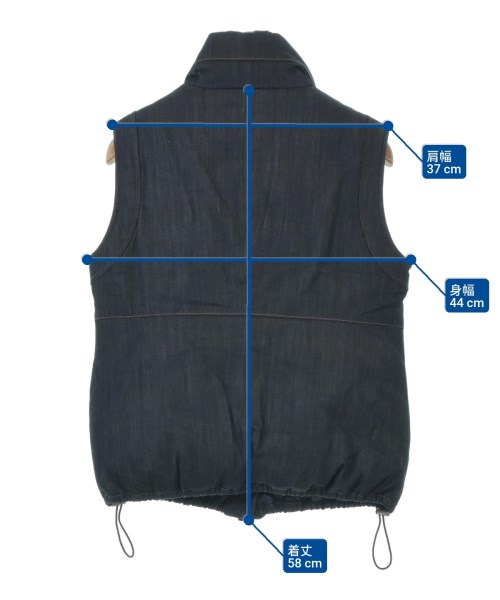 sutseso（スチェッソ）ダウンジャケット/ダウンベスト 紺 サイズ:40(M位) レディース/2200650802018