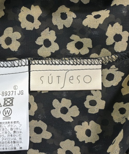 sutseso（スチェッソ）ブラウス 黒 サイズ:42(L位) レディース/2200659933522