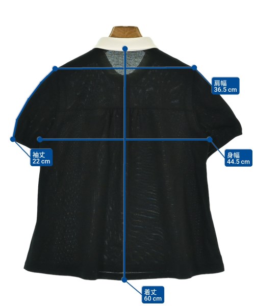 sutseso（スチェッソ）ポロシャツ 黒 サイズ:40(M位) レディース/2200662746089