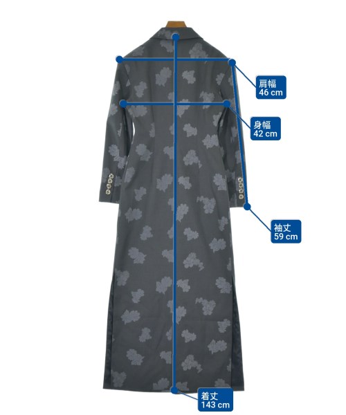 Yuhan Wang（ユハンワン）コート グレー サイズ:S レディース/2200659397010