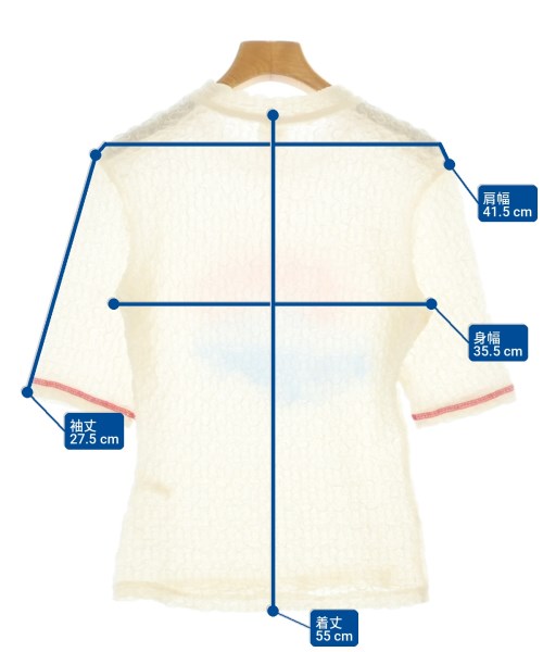 Yuhan Wang（ユハンワン）Tシャツ・カットソー 白 サイズ:S レディース/2200712295031