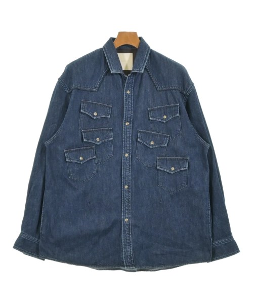 71 MICHAEL(ミシェル)カジュアルシャツ 紺 サイズ:M/2200678873021