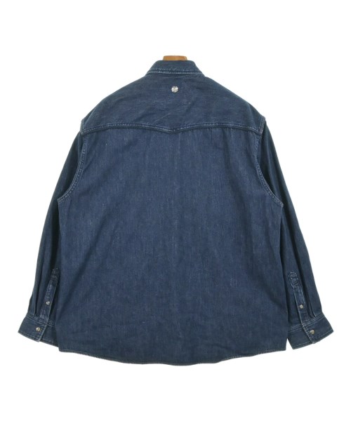 71 MICHAEL（ミシェル）カジュアルシャツ 紺 サイズ:M メンズ/2200678873021