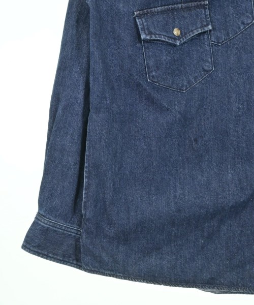 71 MICHAEL（ミシェル）カジュアルシャツ 紺 サイズ:M メンズ/2200678873021