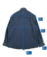 71 MICHAEL（ミシェル）カジュアルシャツ 紺 サイズ:M メンズ/2200678873021