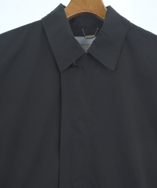 71 MICHAEL（ミシェル）ステンカラーコート 紺 サイズ:-(XXL位) メンズ/2200649867028