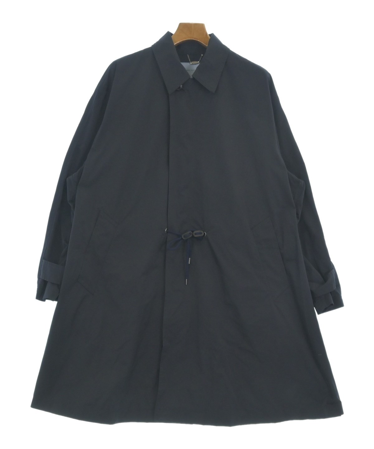 71 MICHAEL（ミシェル）ステンカラーコート 紺 サイズ:-(XXL位) メンズ