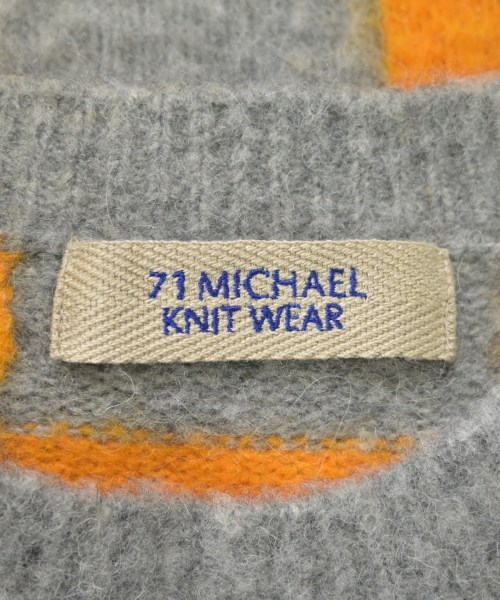 71 MICHAEL（ミシェル）ニット・セーター グレー サイズ:M メンズ/2200661837252