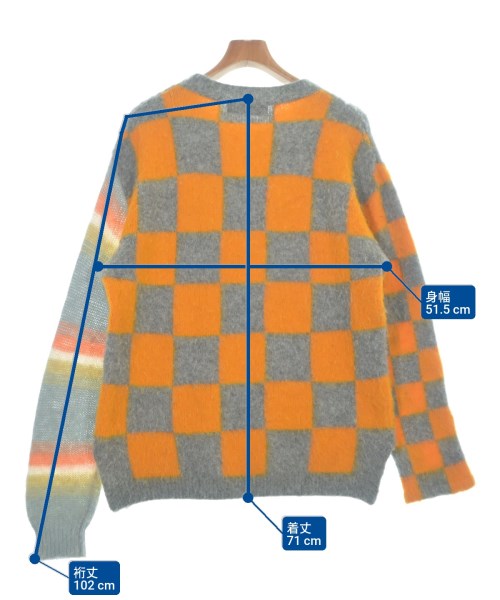 71 MICHAEL（ミシェル）ニット・セーター グレー サイズ:M メンズ/2200661837252