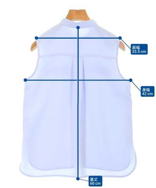 anuans（アニュアンス）ブラウス 青 サイズ:F レディース/2200632048038