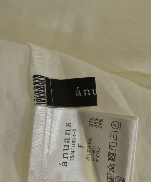 anuans（アニュアンス）カジュアルシャツ 白 サイズ:F レディース/2200637276191