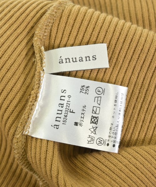 anuans（アニュアンス）ワンピース 茶 サイズ:F レディース/2200636724129
