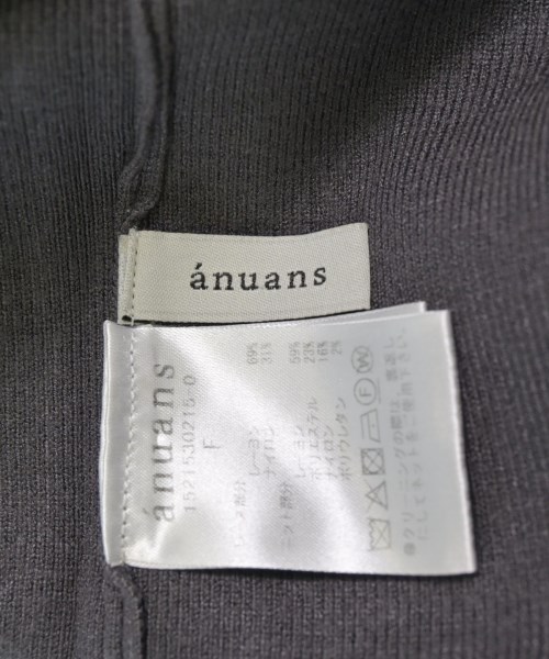 anuans（アニュアンス）ワンピース グレー サイズ:F レディース/2200644514033