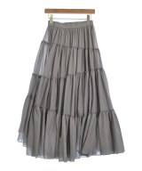 anuans（アニュアンス）ロング・マキシ丈スカート グレー サイズ:M レディース/2200618668076