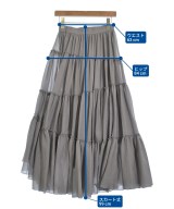 anuans（アニュアンス）ロング・マキシ丈スカート グレー サイズ:M レディース/2200618668076