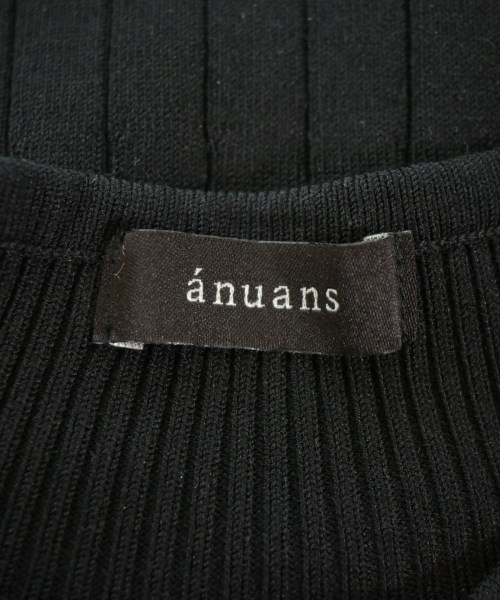 anuans（アニュアンス）ワンピース 黒 サイズ:F レディース/2200610142093