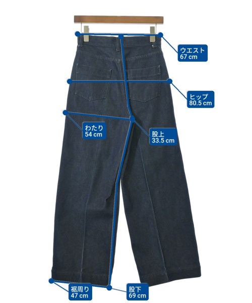 anuans（アニュアンス）デニムパンツ 紺 サイズ:2(M位) レディース/2200669503067