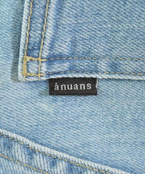 anuans（アニュアンス）デニムパンツ 青 サイズ:1(S位) レディース/2200675413077
