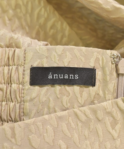 anuans（アニュアンス）ロング・マキシ丈スカート ベージュ サイズ:S レディース/2200675630023