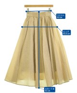 anuans（アニュアンス）ロング・マキシ丈スカート ベージュ サイズ:S レディース/2200675630023