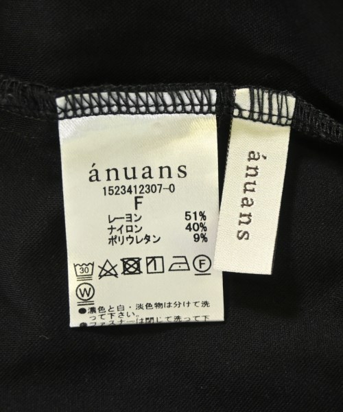 anuans（アニュアンス）ノースリーブ 黒 サイズ:F レディース/2200697080073