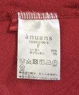 anuans（アニュアンス）ノースリーブ 赤 サイズ:F レディース/2200694230082
