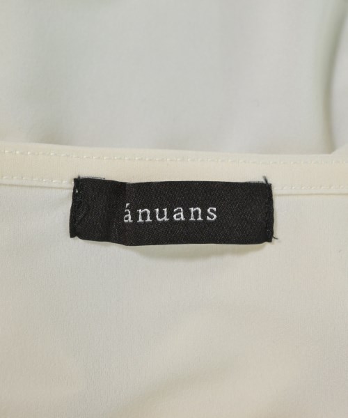 anuans（アニュアンス）Tシャツ・カットソー 白 サイズ:F レディース/2200691781105