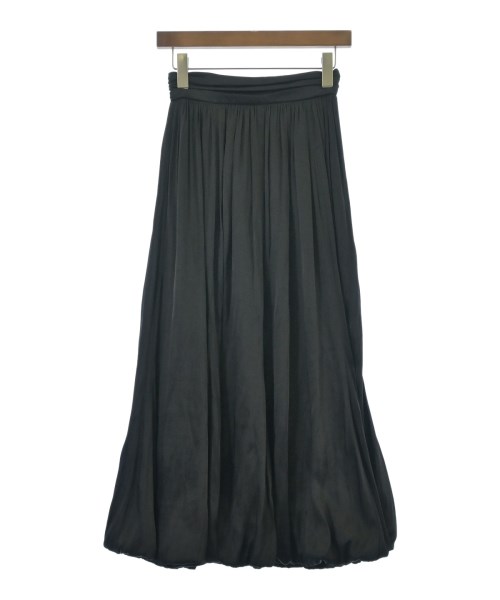 anuans(アニュアンス)ロング・マキシ丈スカート 黒 サイズ:S/2200658213045