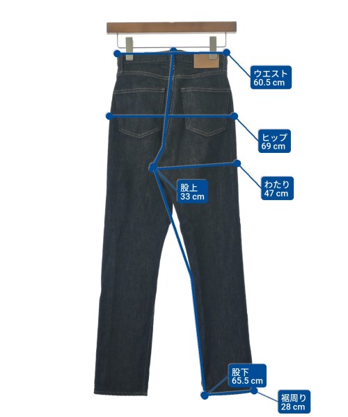 anuans（アニュアンス）デニムパンツ 紺 サイズ:0(XS位) レディース/2200662194019