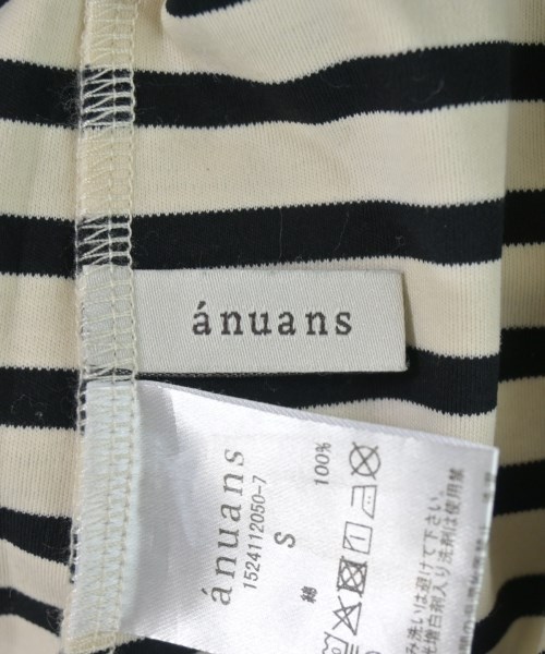 anuans（アニュアンス）Tシャツ・カットソー 白 サイズ:S レディース/2200712066327