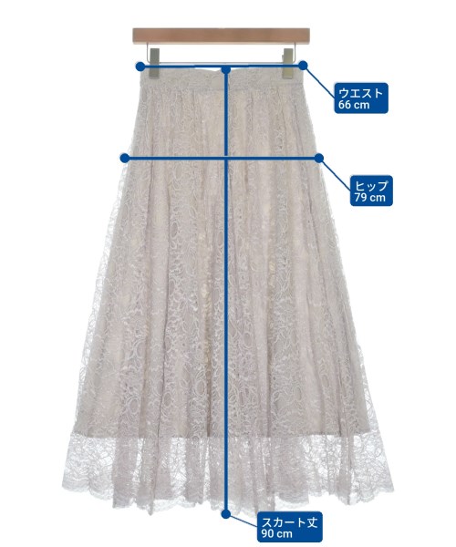 anuans（アニュアンス）ロング・マキシ丈スカート グレー サイズ:M レディース/2200646811048