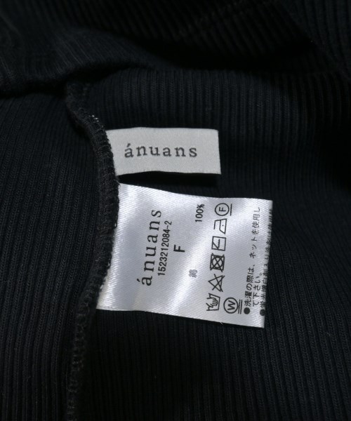 anuans（アニュアンス）タンクトップ 黒 サイズ:F レディース/2200660013299