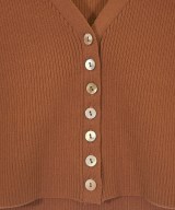 anuans（アニュアンス）カーディガン 茶 サイズ:M レディース/2200657745134