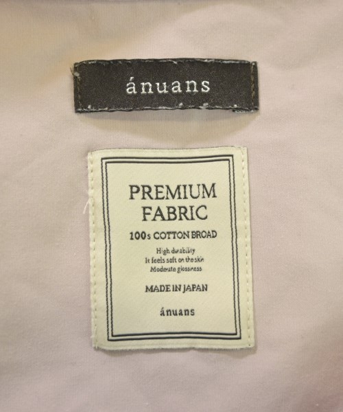 anuans（アニュアンス）カジュアルシャツ ピンク サイズ:F レディース/2200667204065