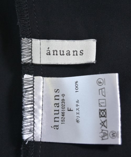 anuans（アニュアンス）ブラウス 黒 サイズ:F レディース/2200729373098
