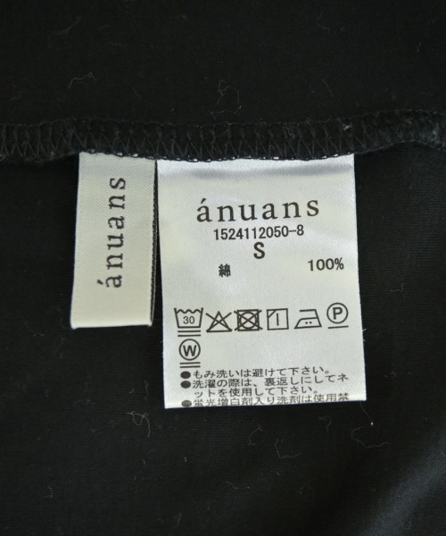 anuans（アニュアンス）Tシャツ・カットソー 黒 サイズ:S レディース/2200720233094