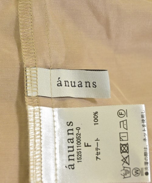 anuans（アニュアンス）ブラウス ベージュ サイズ:F レディース/2200720349016