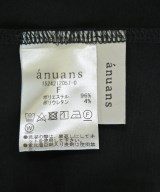 anuans（アニュアンス）Tシャツ・カットソー 黒 サイズ:F レディース/2200723974017