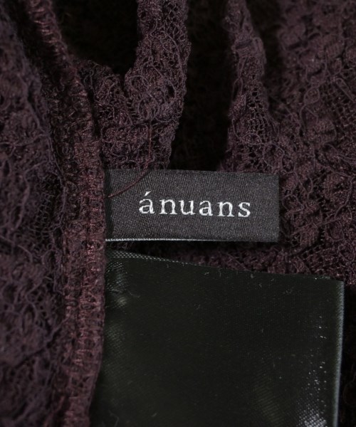 anuans（アニュアンス）ワンピース 茶 サイズ:F レディース/2200680748034