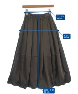 anuans（アニュアンス）ロング・マキシ丈スカート 茶 サイズ:1(S位) レディース/2200687725120
