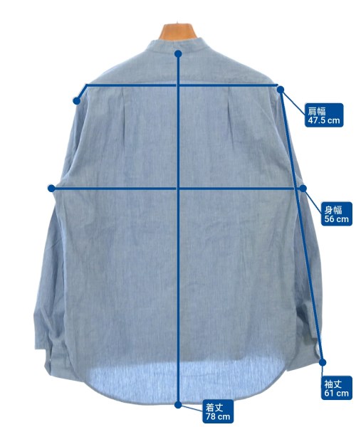 bettaku（ベッタク）カジュアルシャツ 青 サイズ:1(S位) メンズ/2200613143110