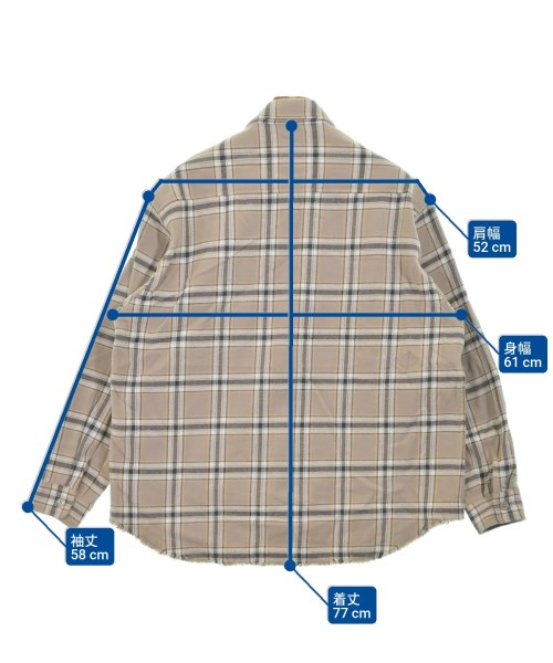 California General Store（カリフォルニアジェネラルストア）カジュアルシャツ ベージュ サイズ:M メンズ/2200643804012