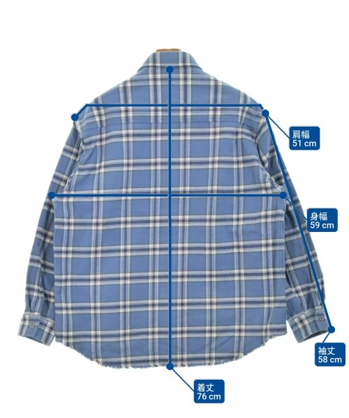 California General Store（カリフォルニアジェネラルストア）カジュアルシャツ 青 サイズ:M メンズ/2200643804029