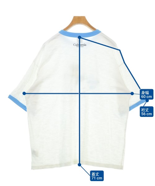 California General Store（カリフォルニアジェネラルストア）Tシャツ・カットソー 白 サイズ:XL メンズ/2200655170068