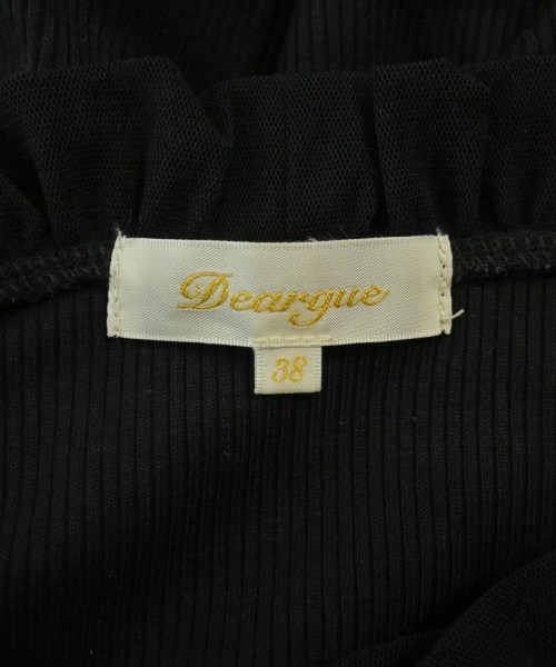 Deargue（ディアージュ）Tシャツ・カットソー 黒 サイズ:38(M位) レディース/2200663795055
