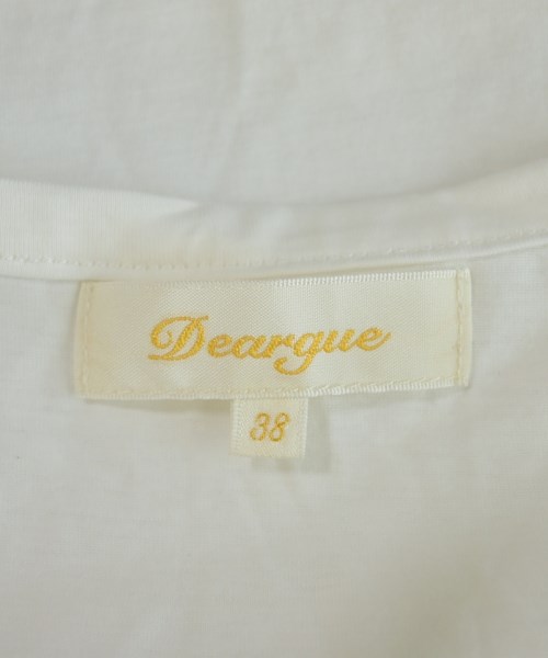 Deargue（ディアージュ）Tシャツ・カットソー 白 サイズ:38(M位) レディース/2200731392131