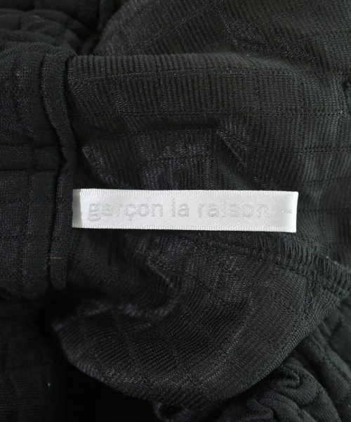 garcon la raison（ギャルソンラレゾン）クロップドパンツ 黒 サイズ:-(XS位) レディース/2200672327254