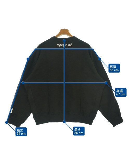 My Sugar Babe（マイシュガーベイブ）スウェット 黒 サイズ:XL メンズ/2200637268035