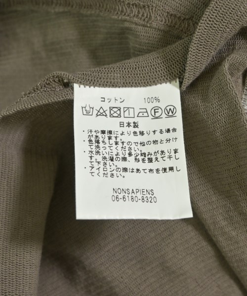 NONSAPIENS（ノンサピエンス）ニット・セーター 茶 サイズ:F メンズ/2200621524079