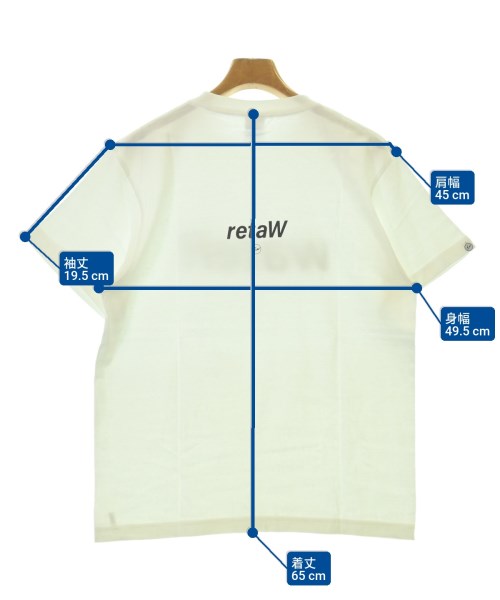 retaW（リトゥ）Tシャツ・カットソー 白 サイズ:M メンズ/2200692643051